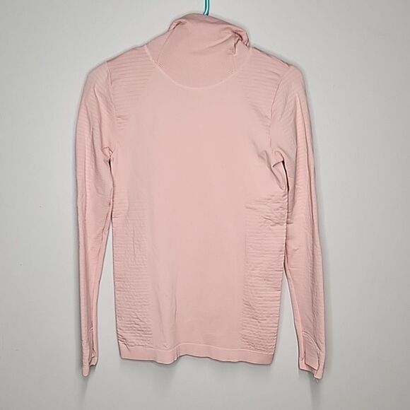 Athleta women's Light Pink  long-sleeved hoodie pullover top Sz S - Picture 5 of 10